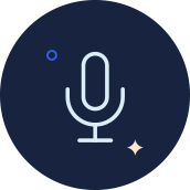 Icon - Interested in speaking An icon illustration showing a microphone