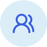 icon online of two people with one person in front of the other
