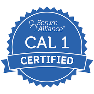 Scrum Alliance Certified Agile Leader 1 badge