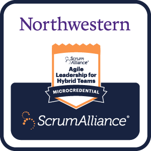 High-Impact Agile Leadership for Hybrid Teams badge