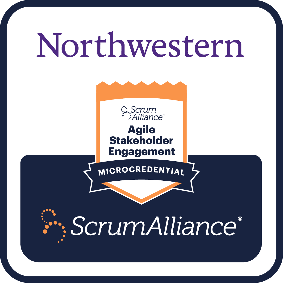 Microcredential badge for Agile Stakeholder Engagement