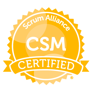 Certified Scrummaster badge image