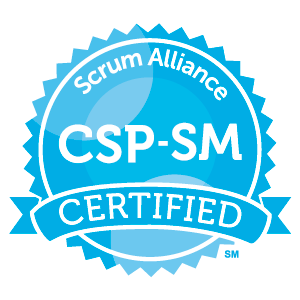 Badge for Certified Scrum Professional - Scrum Master