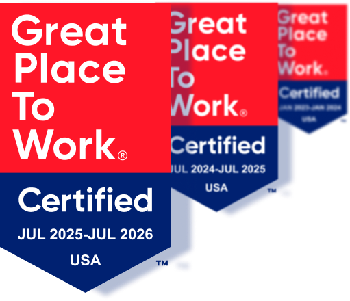 Great Place to Work Awards for 2023, 2024 and 2025