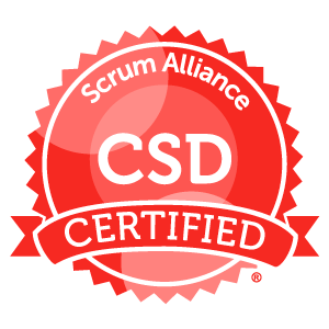 Certified Scrum Developer<sup>®</sup> Certification Badge Image
