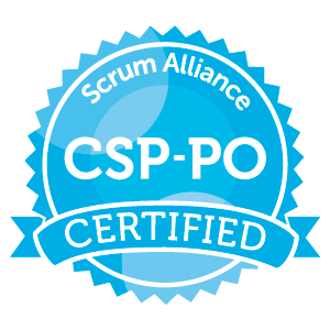 Certified Scrum Professional - Product Owner<sup>®</sup> Certification Badge Image