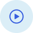 Blue play icon