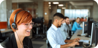 professionals working