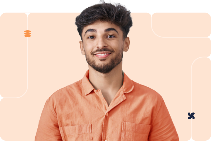 smiling male professional