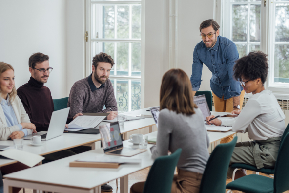 Team working together