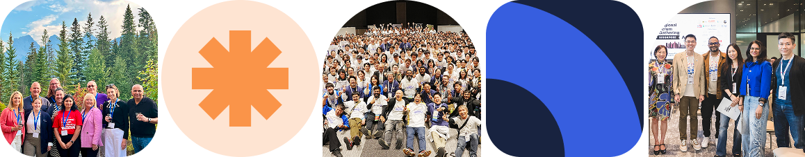 collage of community members