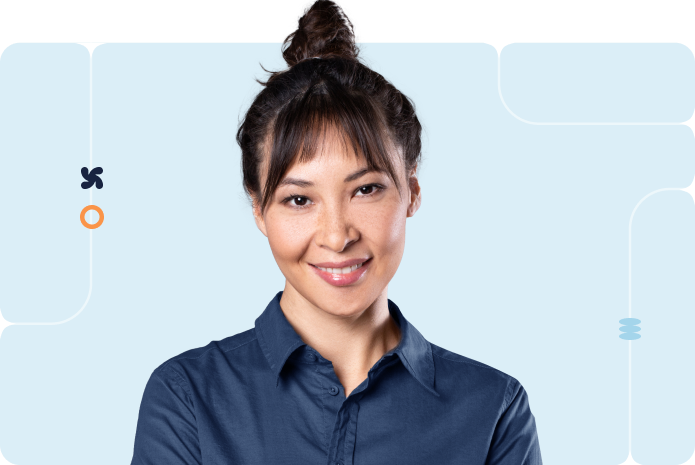 Smiling professional