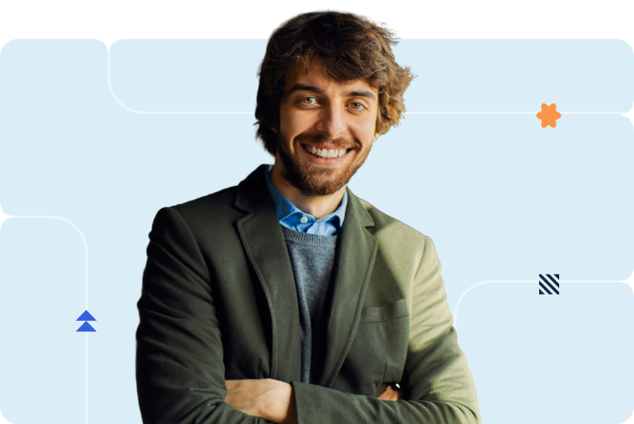 Smiling professional