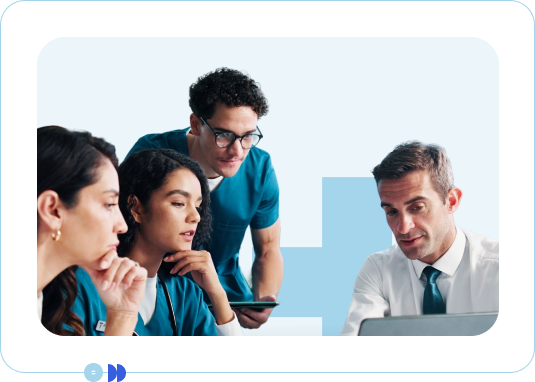 professionals working together