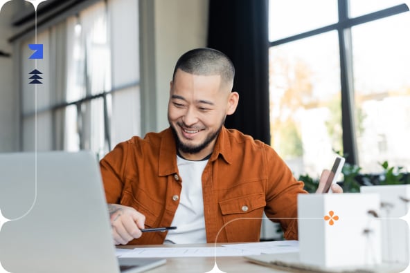 professional on a laptop