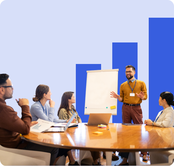 team in a meeting