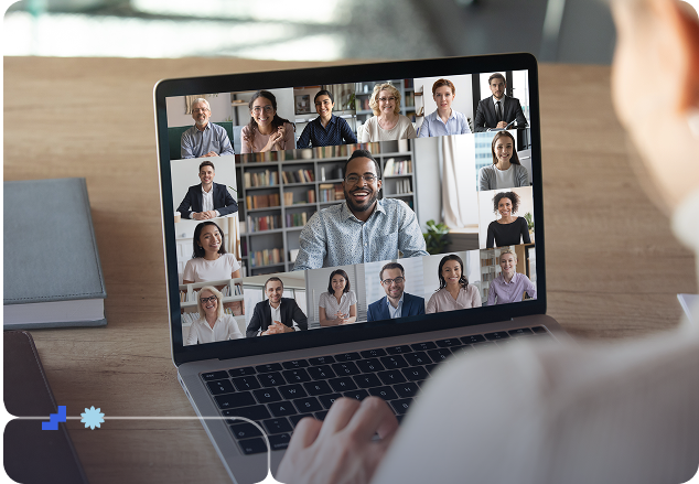 Virtual presentation gathering