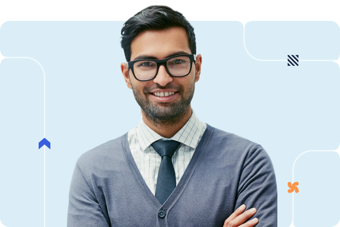 Smiling professional