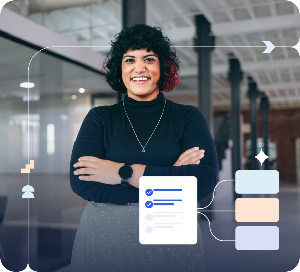 smiling professional