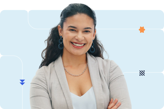 Smiling professional