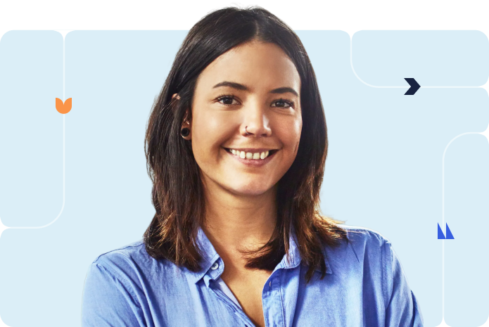 Smiling professional