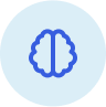 Blue arrow reversal icon